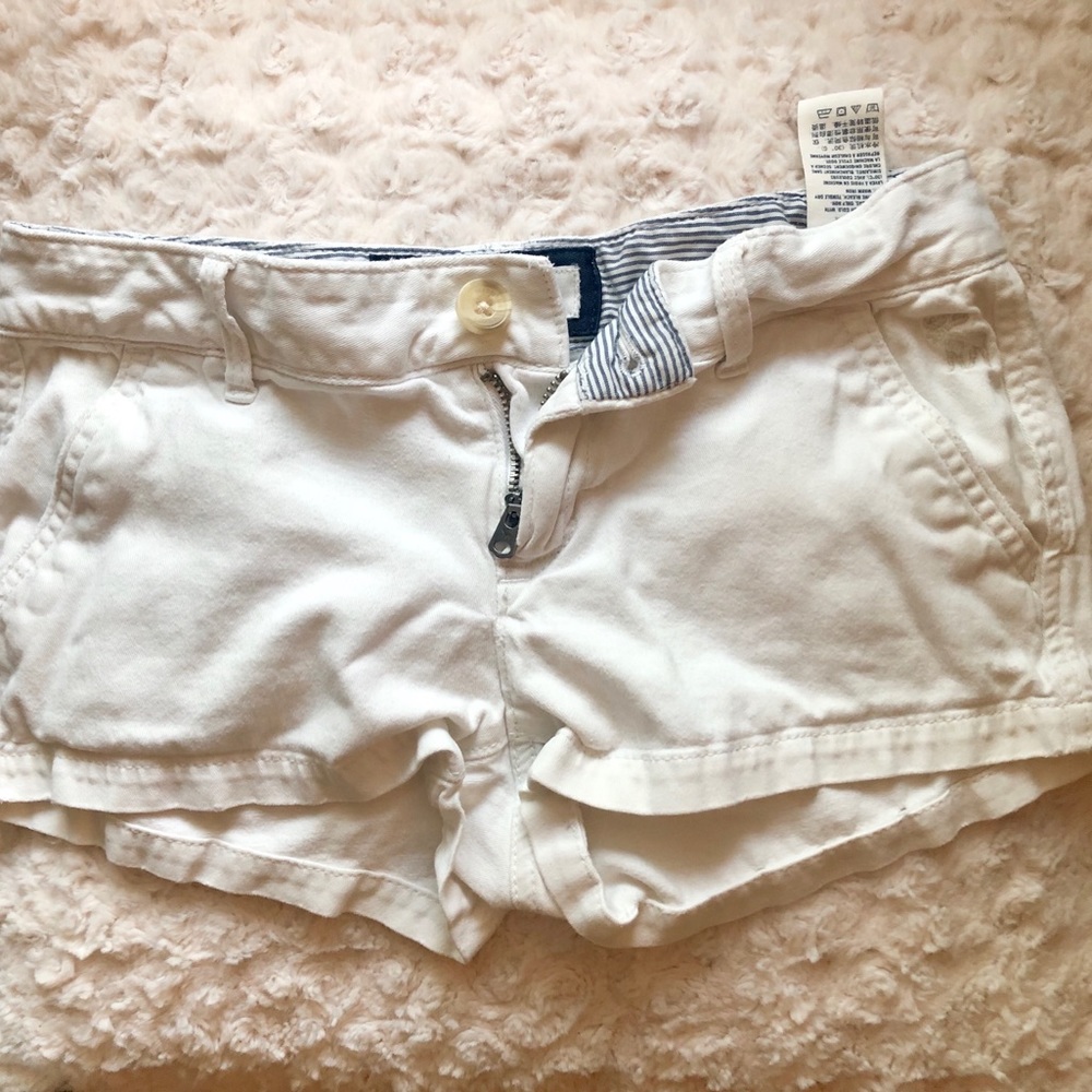 White Abercrombie Shorts